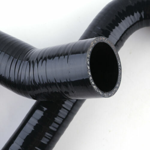 ZAP FOR SUZUKI GSX1300R HAYABUSA 2008-2018 09 Black Silicone Radiator Hose Set - Foto 3 di 10