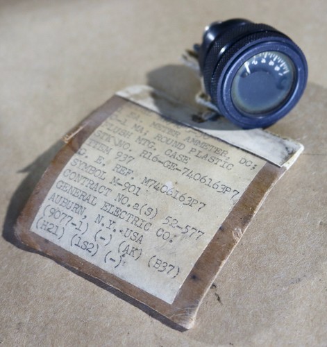 10 Vintage GE General Electric Aviation Aircraft Gauges Indicator DJ-3 DJ-17 20 - Picture 18 of 24