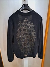 VINTAGE CHROME HEARTS CARDIGAN ZIP UP SWEATER
