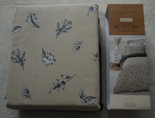 Stacey Salomon 100% Brushed Cotton Natural Trailing Leaves Bed Set SINGLE