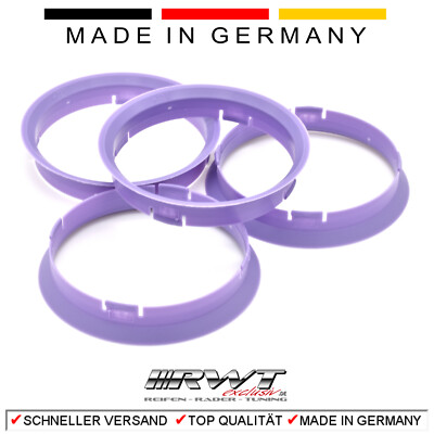 4 Zentrierringe 74,1 x 72,6 z.B für BMW etc. (#01)  SCHNELLER VERSAND 