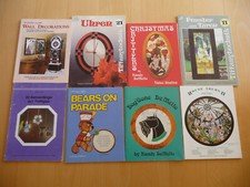 8 Stück Tiffany-Glaskunst Vorlagen-/Schablonenmappen, gebraucht