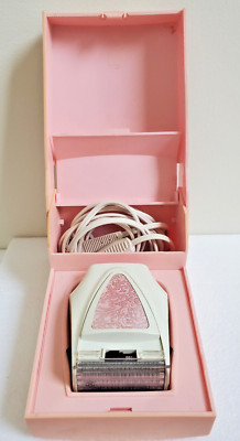 Remington Princess Electric Razor Vintage pink with case, cord works