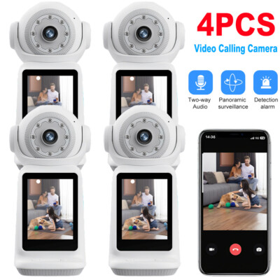 Two Way Video Security Camera with 2.8'' HD Screen 1080P Calling Camera V380 PRO