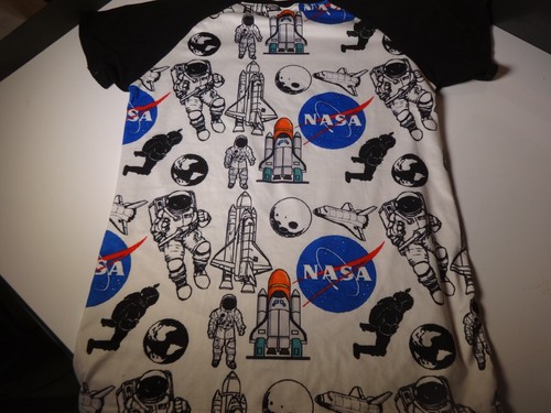 Kids Size 6XL NASA Themed T-Shirt/ Pajama Top Short Sleeve - Picture 6 of 6
