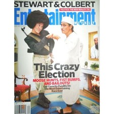 STEPHEN COLBERT & JON STEWART entertainment weekly DEMI LOVATO selena gomez