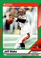 JEFF BLAKE 2024 Donruss Press Proof Green #172 NFL Bengals  ID:129414