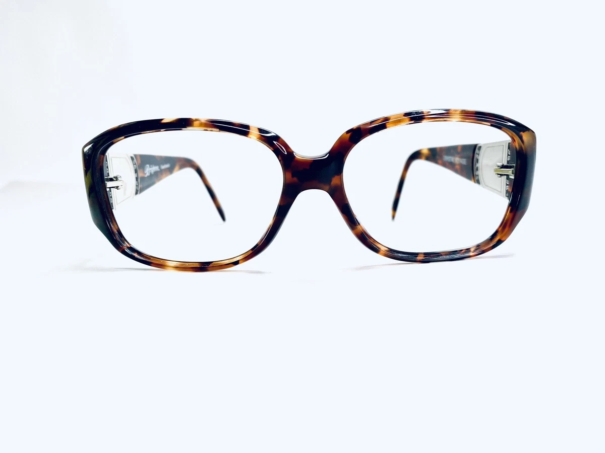 Brighton Eyeglasses Rectangular Tortoise Crystal Studded A11737 58