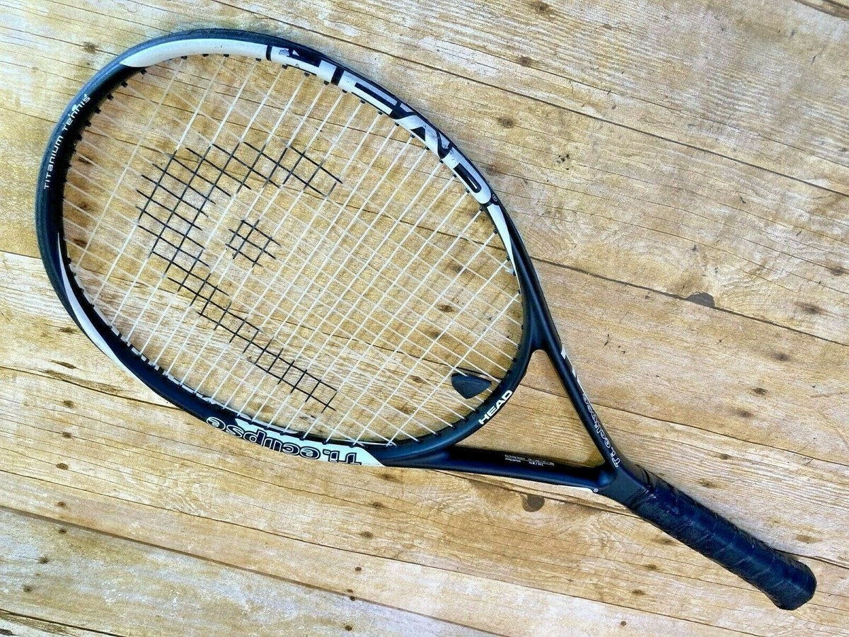 BELLE RAQUETTE DE TENNIS HEAD Ti Eclipse 4 1/2-4 GRIP TITANE