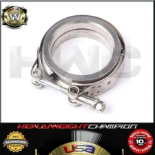 2.5'' V-Band Flange & Clamp Kit for Turbo Exhaust Tube MILD STEEL