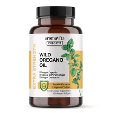 Aromavita Premium Wild Oregano Oil 120 Capsules | High Potency Immune Support
