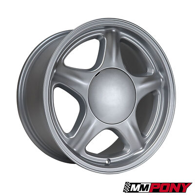 Pony Wheel Set - 17x8 - 4x108 - Silver For 1979-93 Mustang | eBay