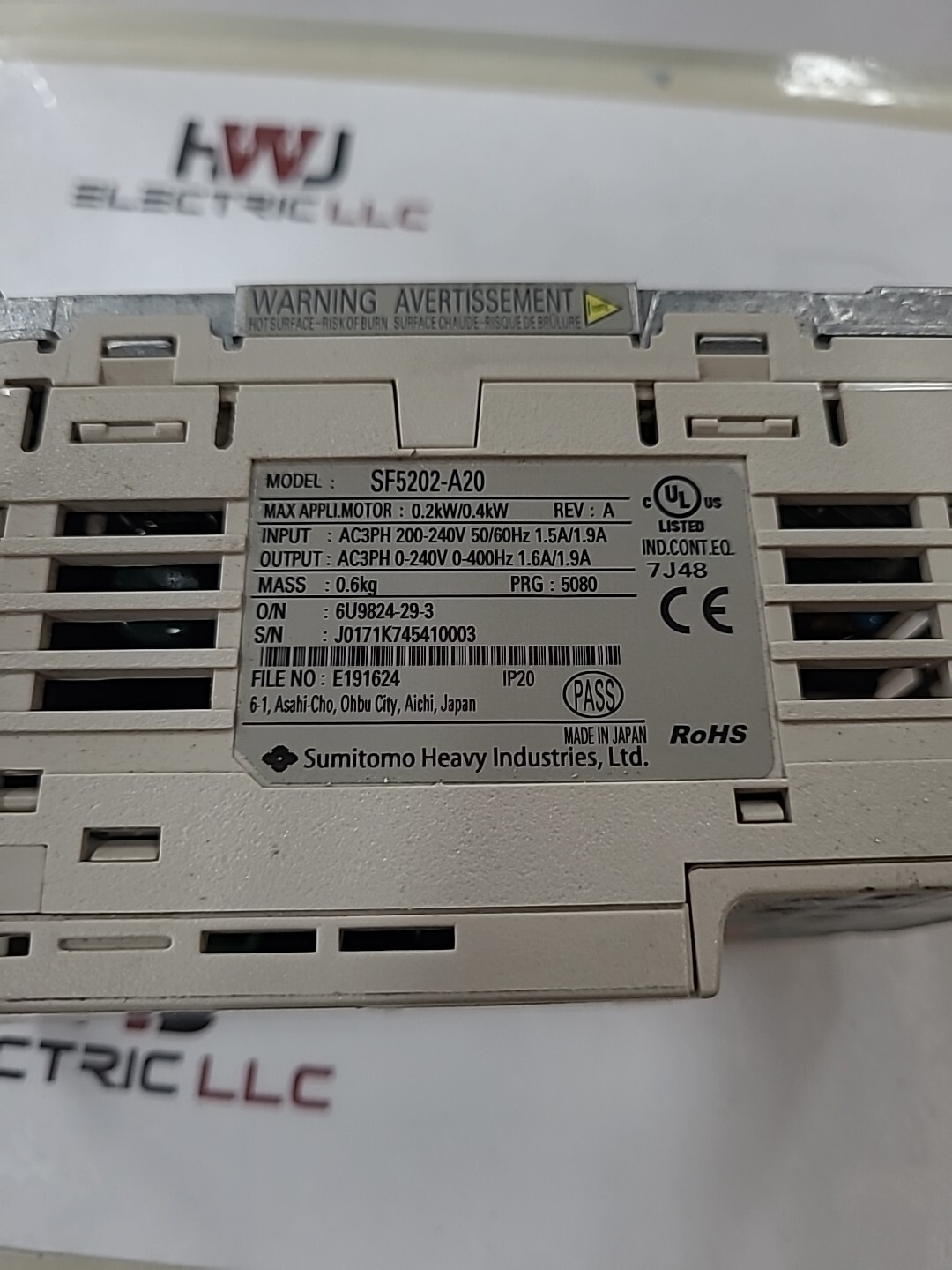 Sumitomo Inverter Sumitomo inverter SF5202-A20 | eBay
