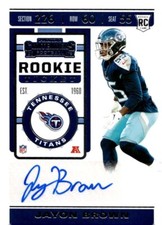 JAYON BROWN 2019 CONTENDERS ROOKIE RC TICKET AUTO !!🔥🔥 TITANS