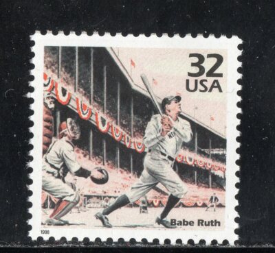 3184a ** BABE RUTH  **  U.S. Postage Stamp MNH * CELEBRATE THE CENTURY