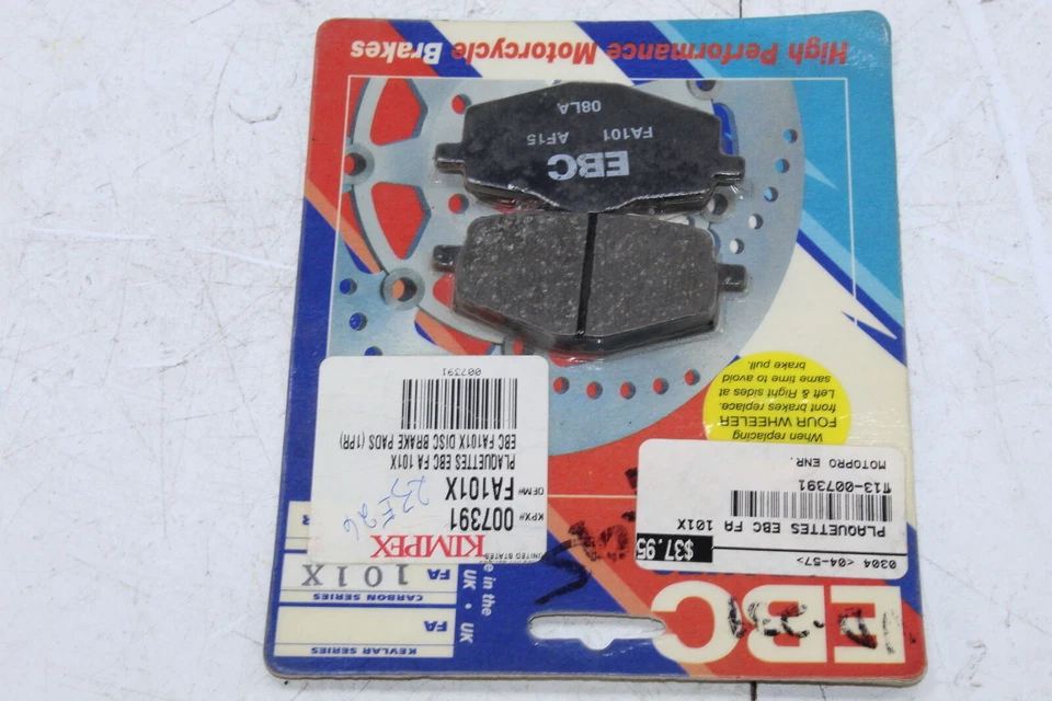 Pastillas de freno delanteras Yamaha Ttr225 2002 3BN-25805-02-00 Foto 4 de 4