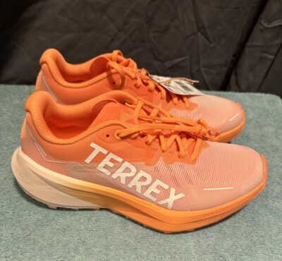 adidas Terrex Agravic Speed Ultra Trail Amber Tint Crystal Wht Size 7.5 NWOB