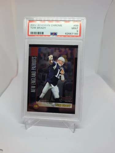2002 Bowman Chrome Tom Brady #99 PSA 9