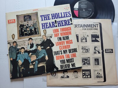 THE HOLLIES - Hear! Here! 1965 BEAT POP ROCK (LP) Imperial Allan Clarke VG/EX