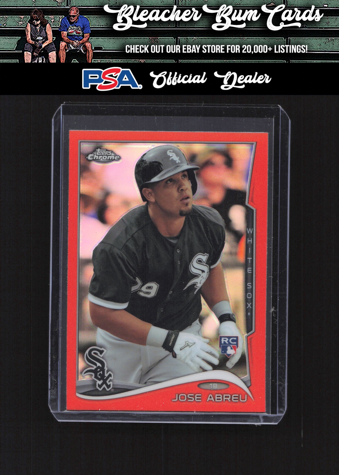 2014 Topps Chrome 199 Jose Abreu Orange Refractors