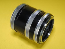 VIVITAR FL-FD AT-4 AUTOMATIC EXTENSION TUBE SET 12mm 20mm 36mm SET CANON FD
