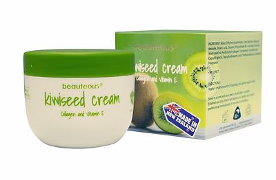 beauteous Kiwi Seed Oil All-Natural Cream with Collagen and Vitamin E, 100g