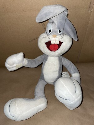 Vtg looney tunes 1994 creepy looking bugs bunny plush(takes