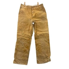 Vintage 70s Bone-DRY By Red Head Hunting Pants 30X26 Brown Double Knee Gorpcore