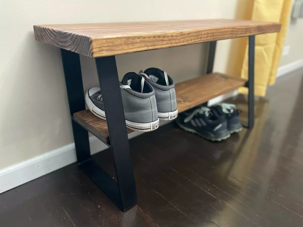 Entryway bench metal deals