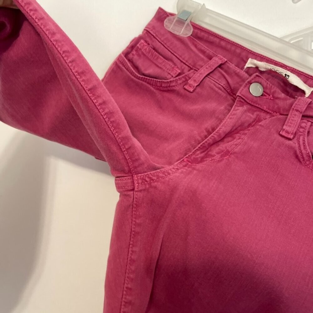 Jean Skinny Joe's Jeans Fleuri Rose - Taille 26, Coupe Slim, Délavé Coloré, Neuf Sans étiquettes