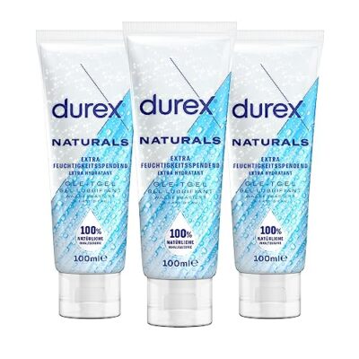 Durex Naturals Gleitgel - Extra Feuchtigkeitsspendend 3 x 100ml