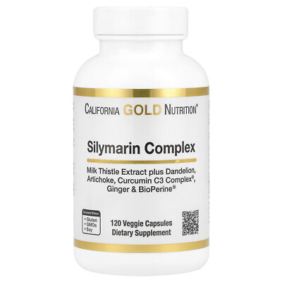 Silymarin Complex, Milk Thistle Extract Plus Dandelion, Artichoke, Curcumin C3