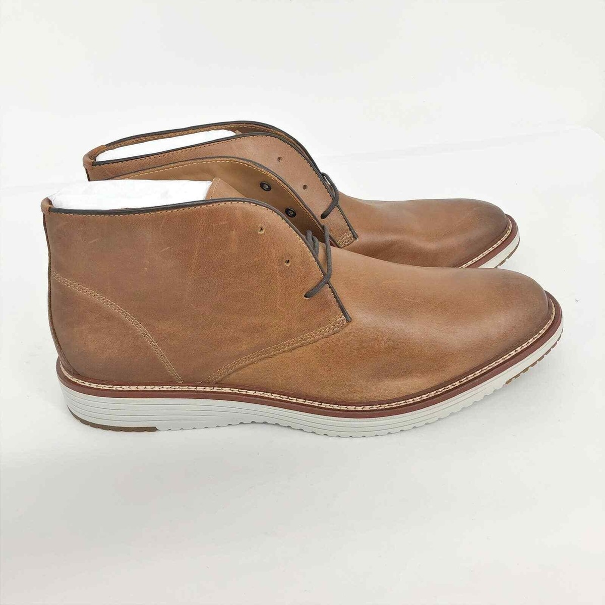 JOHNSTON & MURPHY UPTON CHUKKA LEATHER (TAN) SIZE 11.5 | eBay