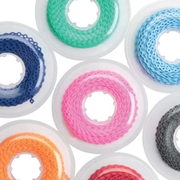 TOP CHAIN Orthodontic Elastic Ligature Chain 15 ft., Dark Gray eBay