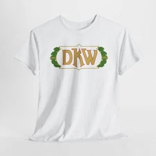Vintage Inspired DKW Unisex Tee, Steam-Powered Car Motorcycle Marque Shirt,