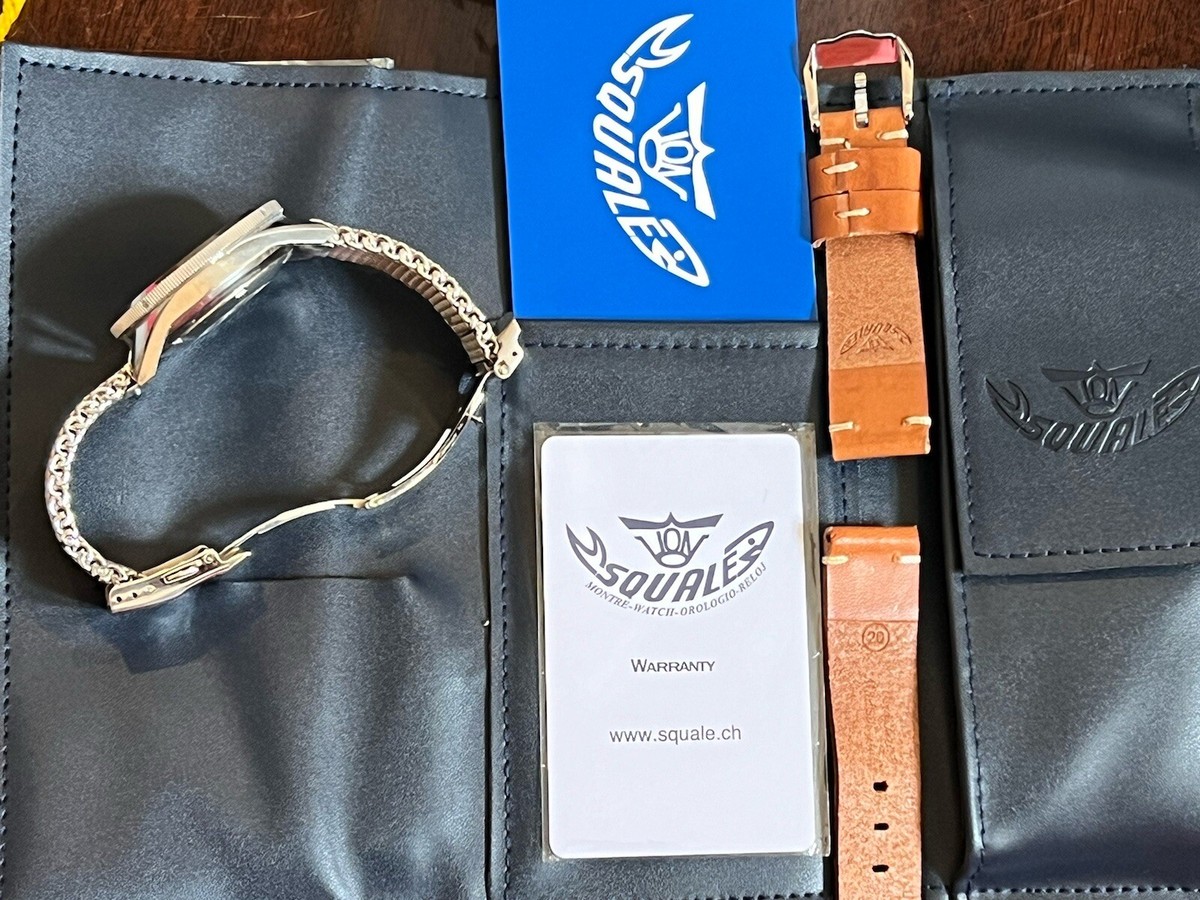 Squale 1521 50 Atmos BLUE Sunburst Polished 2 extra leather Squale 1521 50 Atmos BLUE Sunburst Polished 2 extra leather