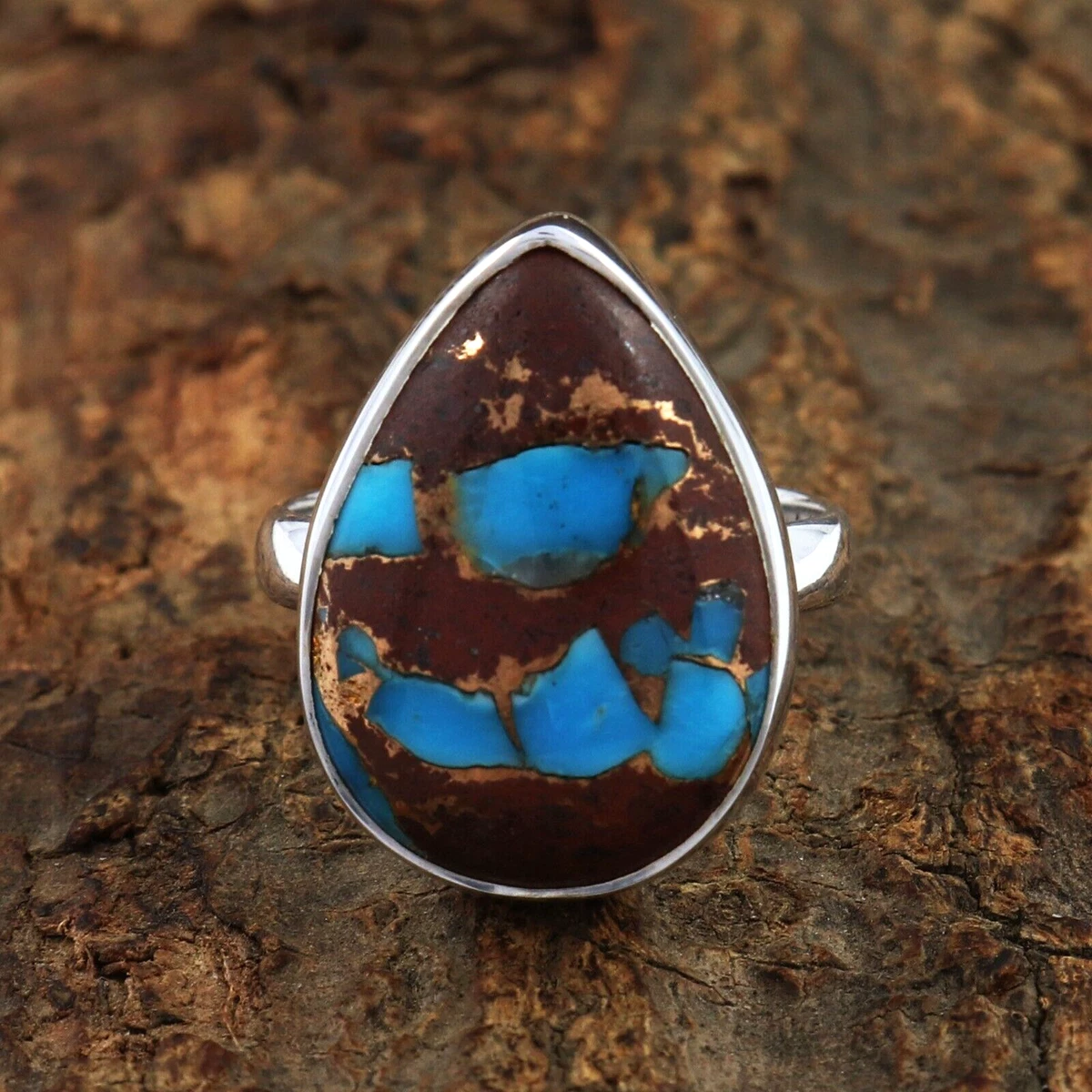 Mexican turquoise deals rings
