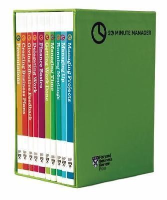 HBR 20-Minute Manager Boxed Set (10 Books) (HBR 20-Minute Manager Series) NEW