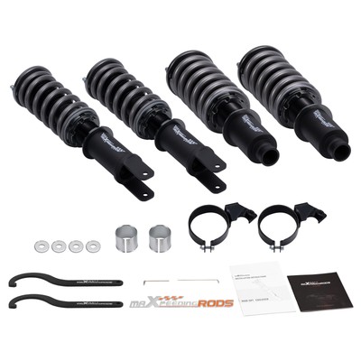 MaXpeedingrods Coilovers & Sway Bar Links Kit For Honda Civic 96-00 (EK) - 1-3 Inch Lowering, 22mm Rod