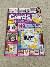 Simply Cards and Papercraft Magazine Issue 190 Magazine Only NEW