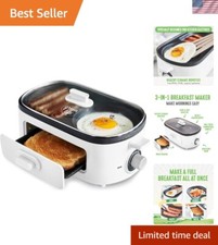 Breakfast Made Simple: 3-in-1 Maker with Grid...