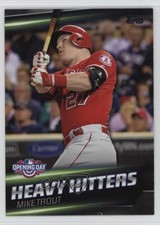 2016 Topps Opening Day Heavy Hitters Mike Trout #HH-10 0za6