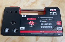 Craftsman V-series 38 Drive Metric 6 Point 18pc Socket Set Cmmt45753v New