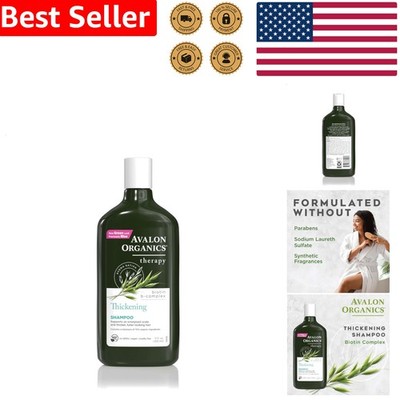 Biotin Shampoo Thickening B-Complex Therapy 11 Fl Oz Natural Ingredients