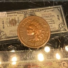 1871 Indian Head Cent Cool Toning #1240