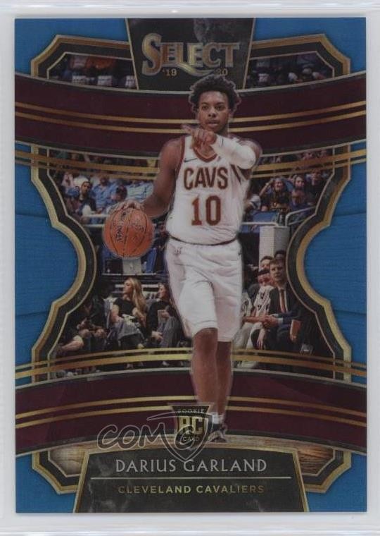 2019-20 Panini Select Concourse Light Blue Prizm 53/299 Darius Garland #10 4f5