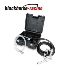 Portable Self-Priming 12V DC Electric Fuel Pump Manual Nozzle for Gas Diesel