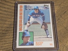 1984 Topps #331 Bucky Dent Rangers Nmmt