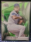 <!--F#f_0-->2025 Topps Chrome Black - Justin Steele #105 Green Refractor /99 Chicago Cubs <!--F/-->