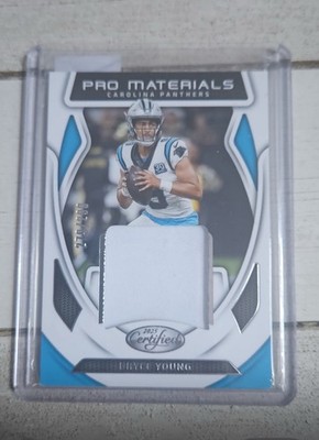 2025 Panini Certified Football - Pro Materials Bryce Young /299 Panthers #PM-BYG